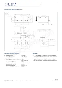 LA 125-P/SP4 Datasheet Page 3