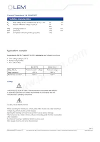 LA 25NP/SP7 Datasheet Page 2