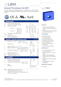 LA 55-P Datasheet Cover