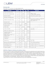 LF 210-S Datasheet Pagina 4