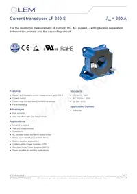 LF 310-S Datasheet Copertura