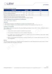 LF 310-S Datasheet Pagina 2