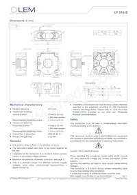 LF 310-S Datasheet Pagina 7