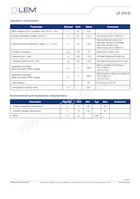 LF 510-S Datasheet Pagina 3