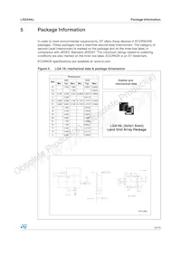 LIS344ALTR Datasheet Page 13