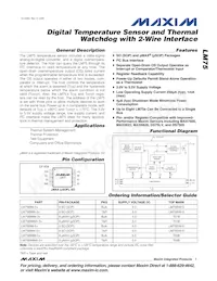 LM75BIMMX-3+T Datenblatt Cover