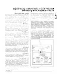LM75BIMMX-3+T Datasheet Page 9