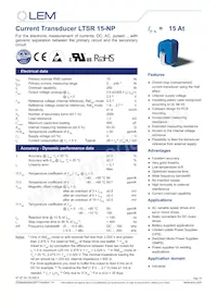 LTSR 15-NP Datasheet Cover