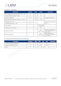 LXS 25-NPS Datasheet Pagina 3