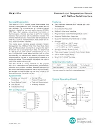 MAX1617AMEE+T Datasheet Cover