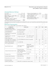 MAX1617AMEE+T Datasheet Page 2