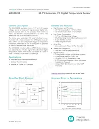 MAX30208CLB+T Datasheet Cover