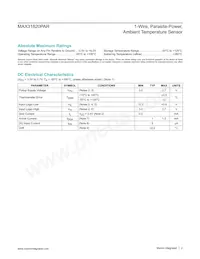 MAX31820PARMCR+T Datasheet Page 2