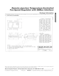 MAX6660AEE+T Datasheet Page 21