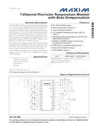MAX6693UP9A+T Datasheet Cover