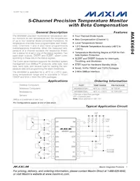 MAX6694TE9A+T Datenblatt Cover