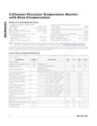 MAX6694TE9A+T Datenblatt Seite 2