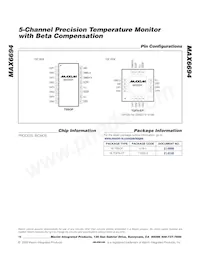 MAX6694TE9A+T Datasheet Page 18