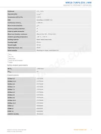 MM18-70APS-ZCK Datasheet Pagina 3