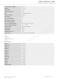 MM18-70APS-ZUK Datasheet Pagina 3