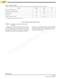 MMA2202EGR2 Datasheet Page 2