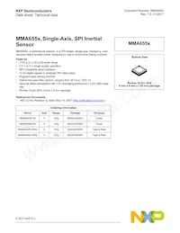 MMA6555KCWR2 Datasheet Cover