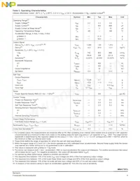 MMA7361LT Datasheet Page 3