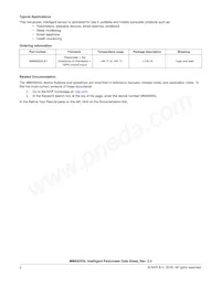 MMA9555LR1 Datasheet Page 2