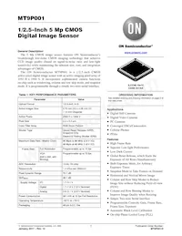 MT9P001I12STC-B-DR Datasheet Copertura