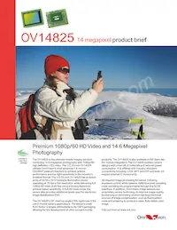 OV14825-A16A Datasheet Cover