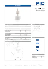 PLS-031A-3PPI Datasheet Cover