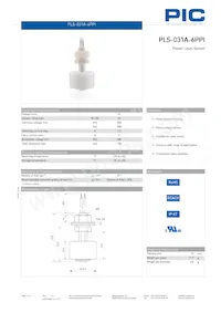 PLS-031A-6PPI Datasheet Cover