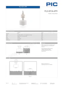 PLS-031A-6PPI Datasheet Pagina 2