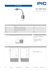 PLS-080A-3VAL Datasheet Pagina 2