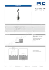 PLS-081B-6VAI 데이터 시트 페이지 2