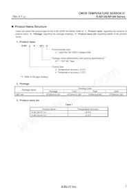 S-5813A-I4T1U Datasheet Pagina 3