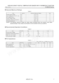 S-5852ABCBC-A8T1U4 Datasheet Page 5