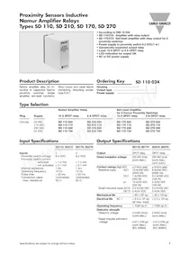 SD210115 Datasheet Cover