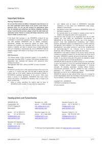 SHT10 Datasheet Page 12