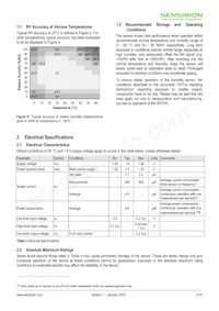 SHTW1 Datasheet Page 3