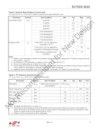 SI7006-A20-IMR Datasheet Page 5