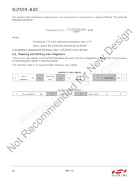 SI7006-A20-IMR Datasheet Page 22