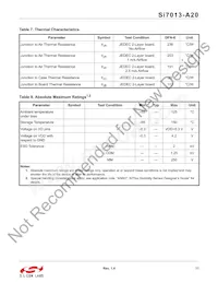 SI7013-A20-YM1 Datasheet Page 11