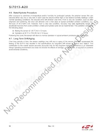 SI7013-A20-YM1 Datasheet Page 20