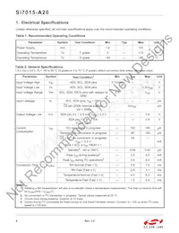 SI7015-A20-GM1R Datasheet Page 4
