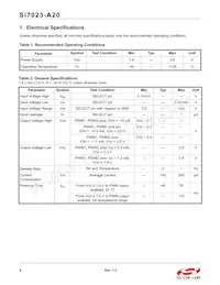 SI7023-A20-YM1 Datasheet Page 4