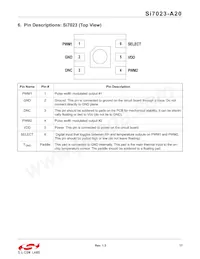 SI7023-A20-YM1 Datasheet Page 17