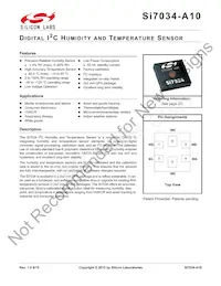 SI7034-A10-IMR Datasheet Cover