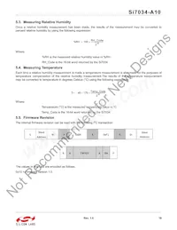 SI7034-A10-IMR Datasheet Page 19