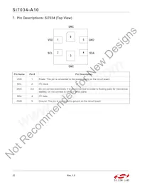 SI7034-A10-IMR Datasheet Page 22